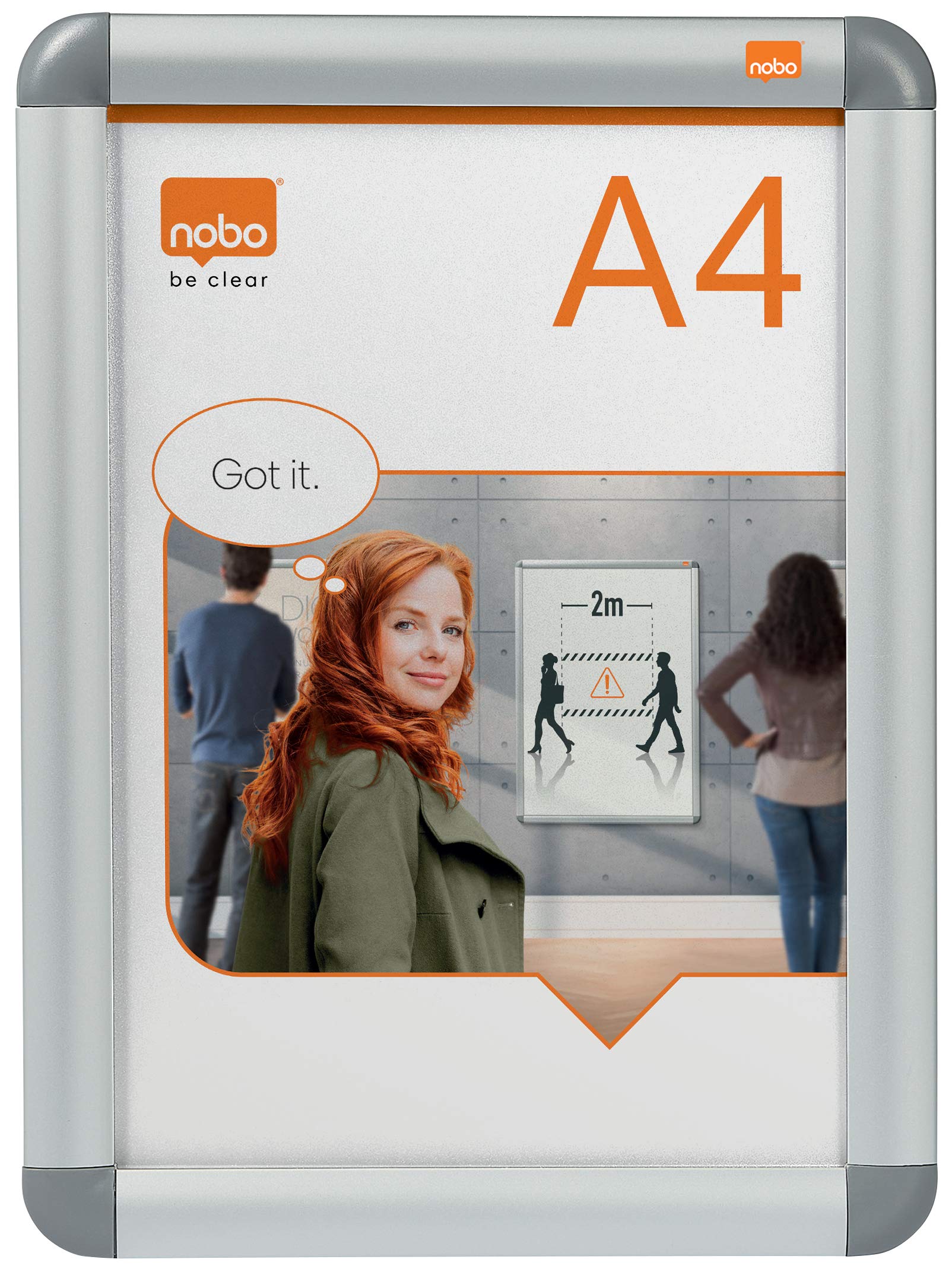 nobo-porte-affiche-clipsable-a3-aluminium-r-sistant-intemp-ries-1902213 image 3