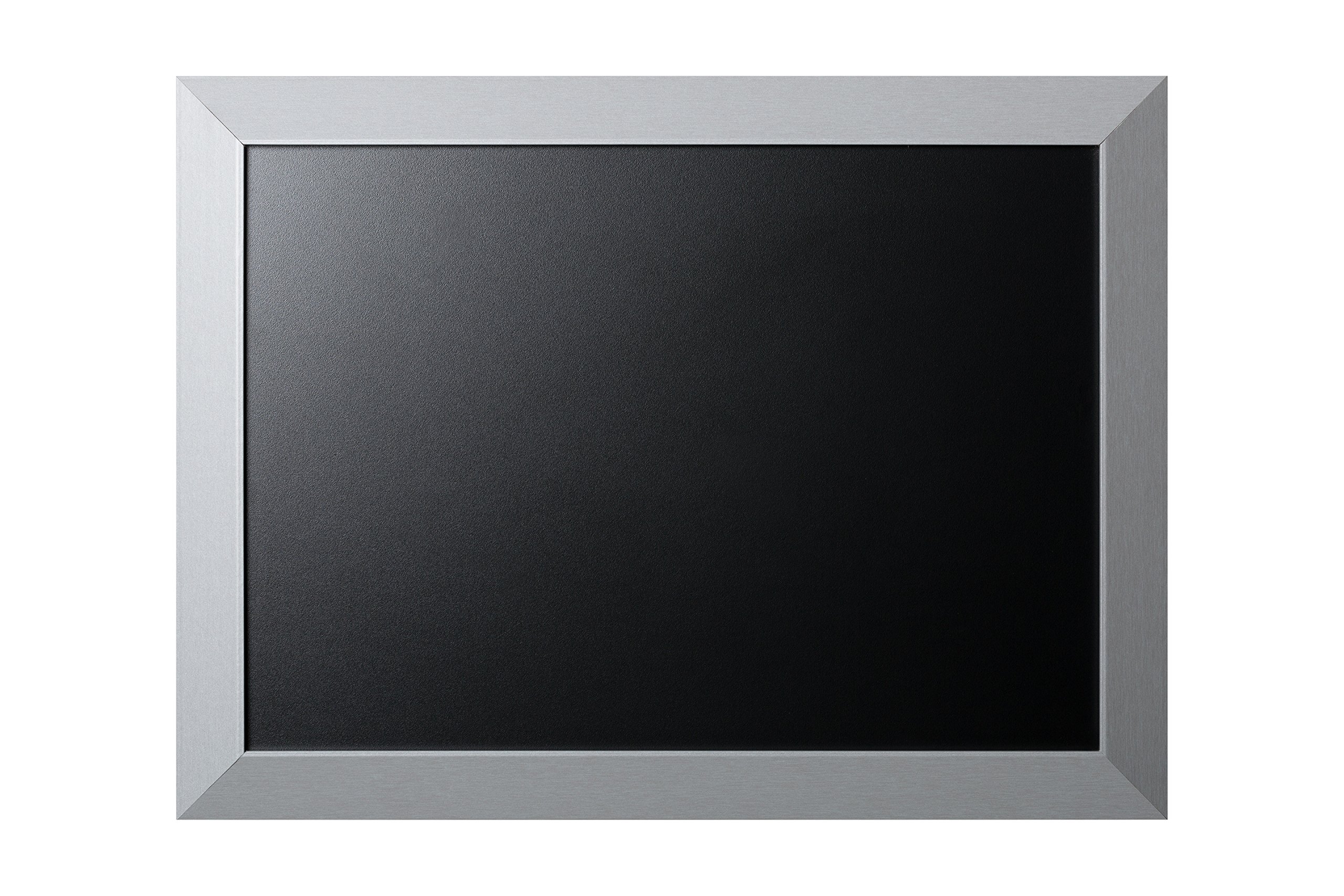 bi-office-kamashi-glam-tableau-craie-noir-60-x-45-cm-cadre-mdf-argent image 1