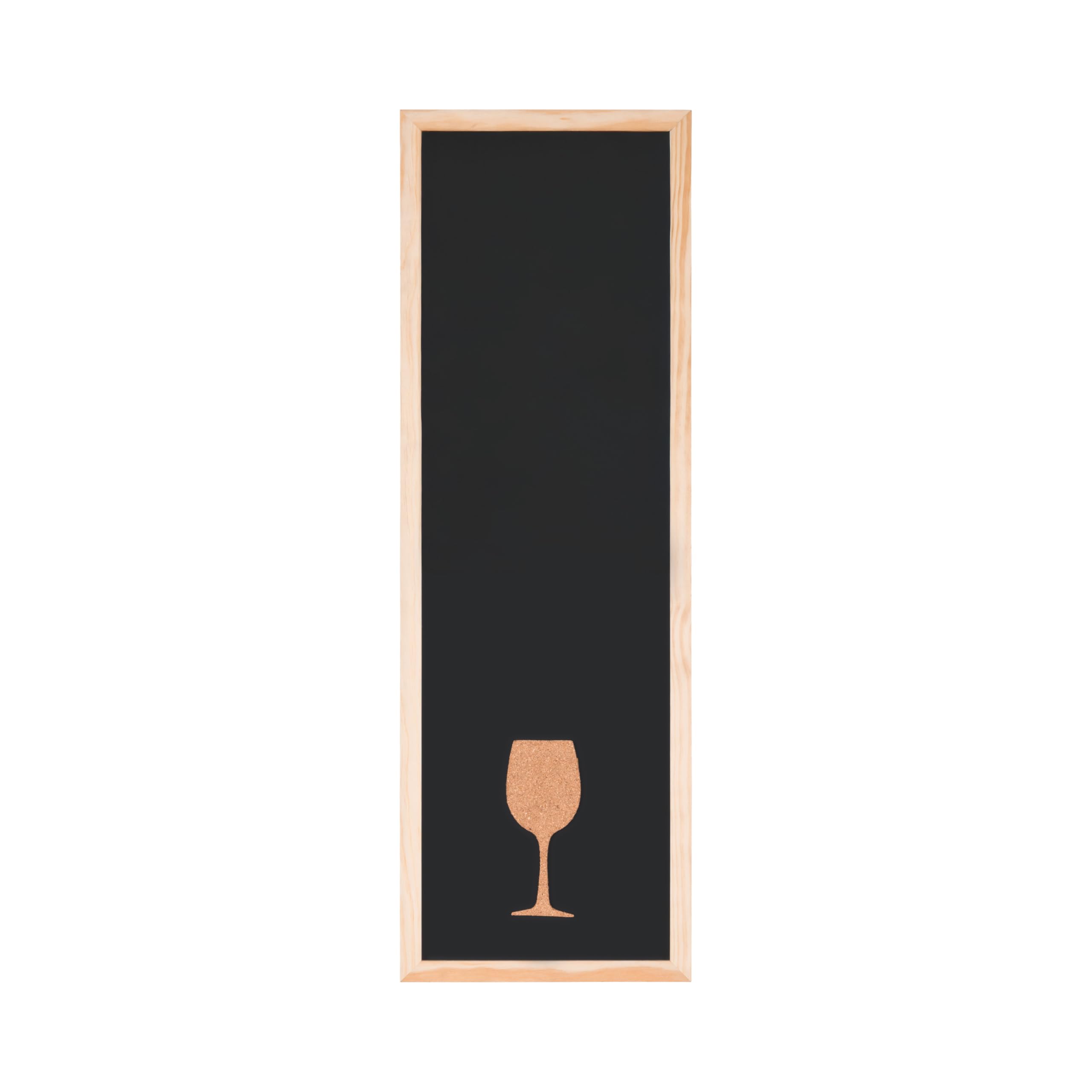 bi-office-back2chalk-vino-tableau-craie-noir-20-x-60-cm-cadre-en-pin image 2