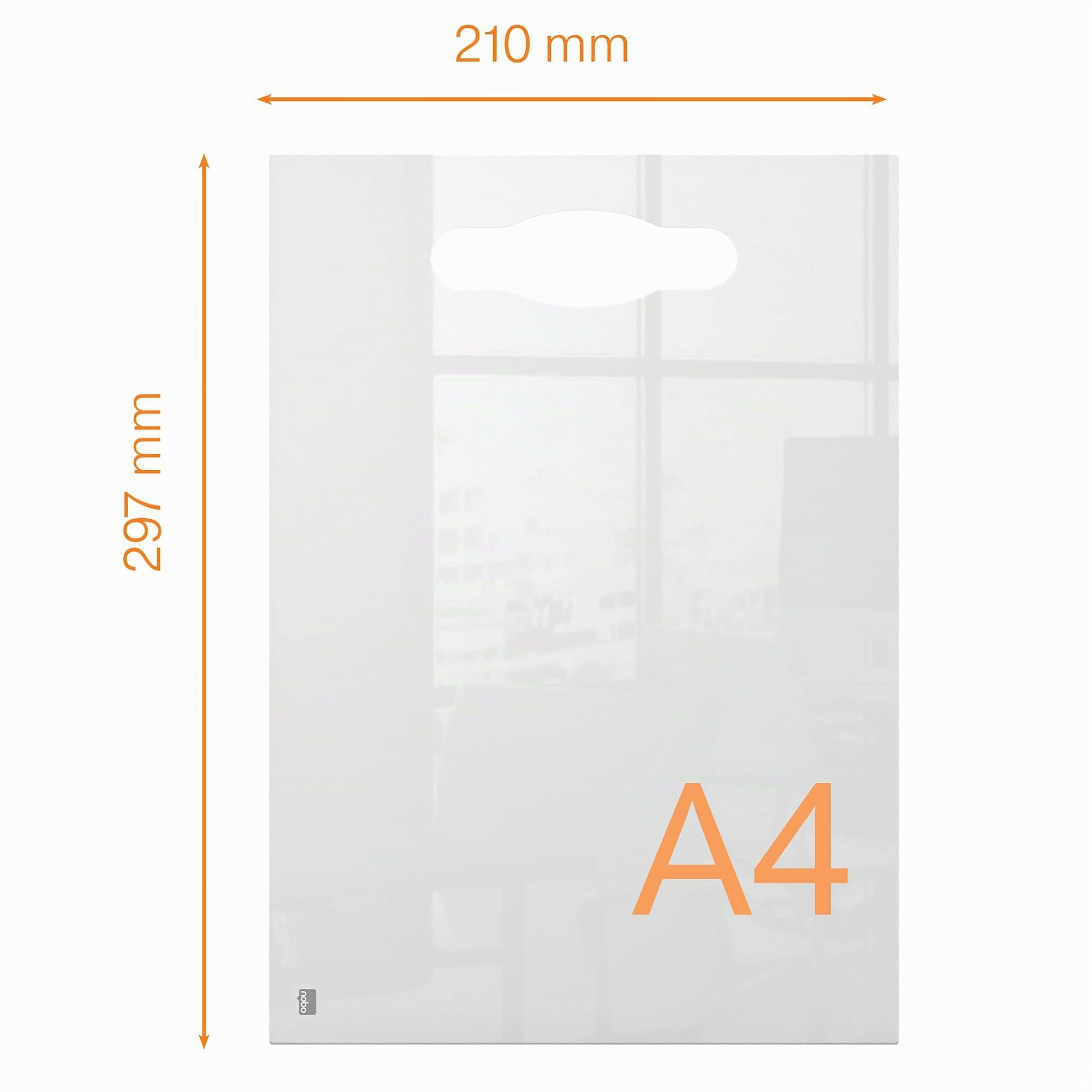 nobo-mini-tableau-m-mo-transparent-acrylique-a4-210-x-297-mm-avec-marqueur image 4
