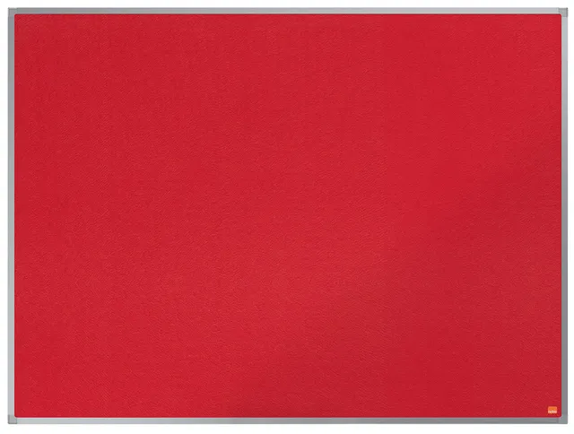 nobo-essence-tableau-d-affichage-feutre-1200x900-mm-cadre-aluminium-rouge image 1