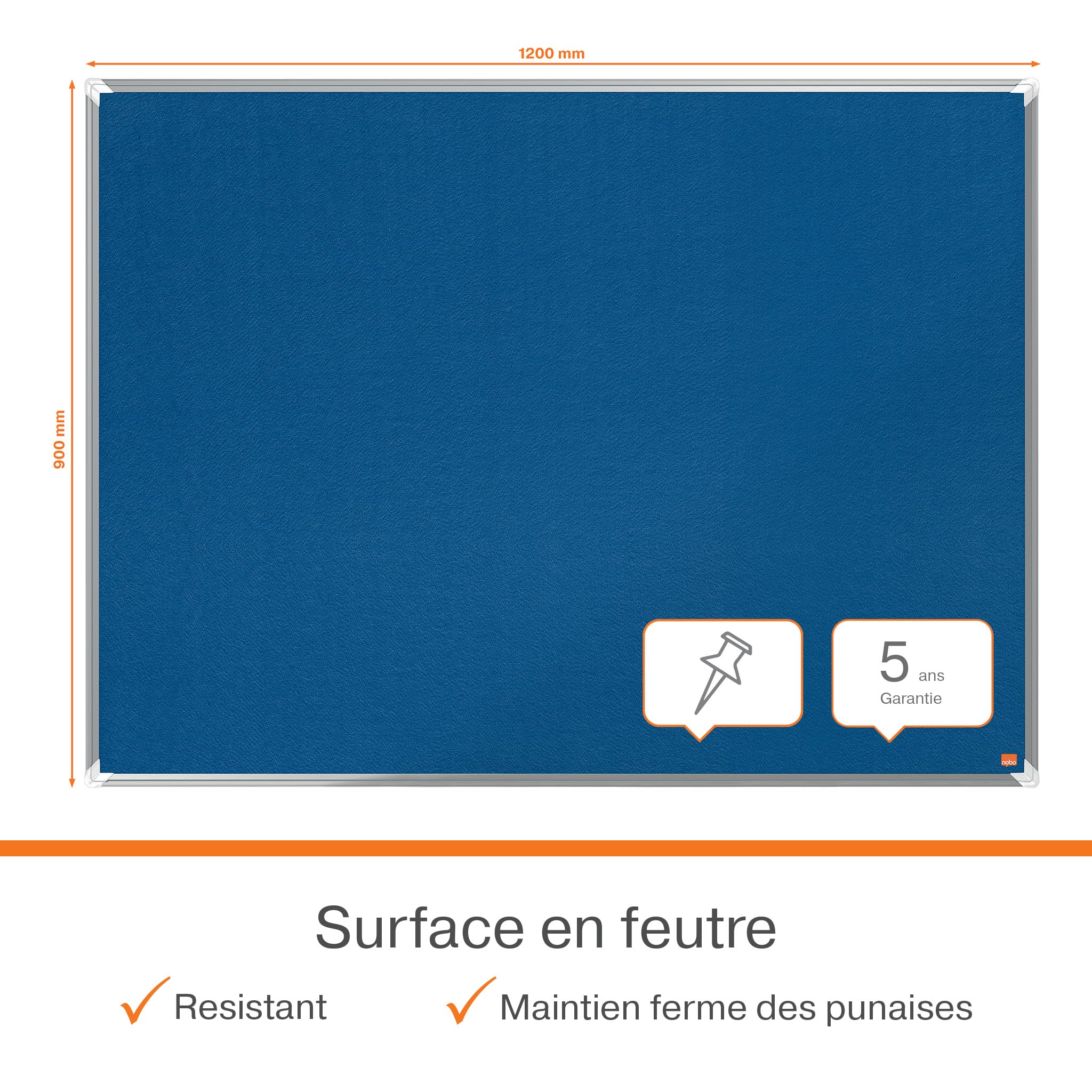nobo-premium-plus-tableau-d-affichage-en-feutre-1200-x-900-mm-cadre-aluminium-bl image 3