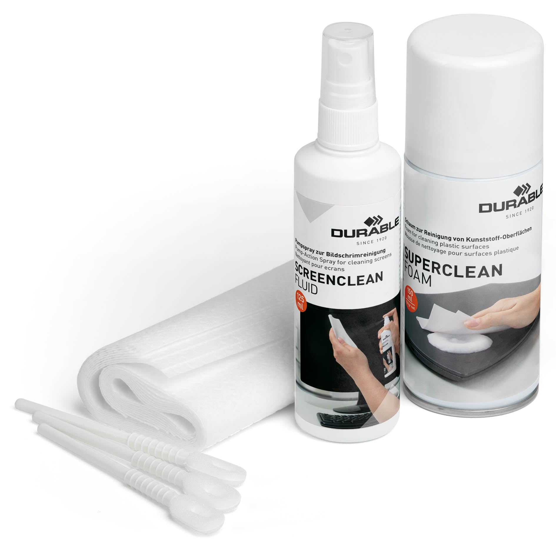 durable-583400-pc-clean-kit-de-nettoyage-informatique-crans-et-plastiques image 1