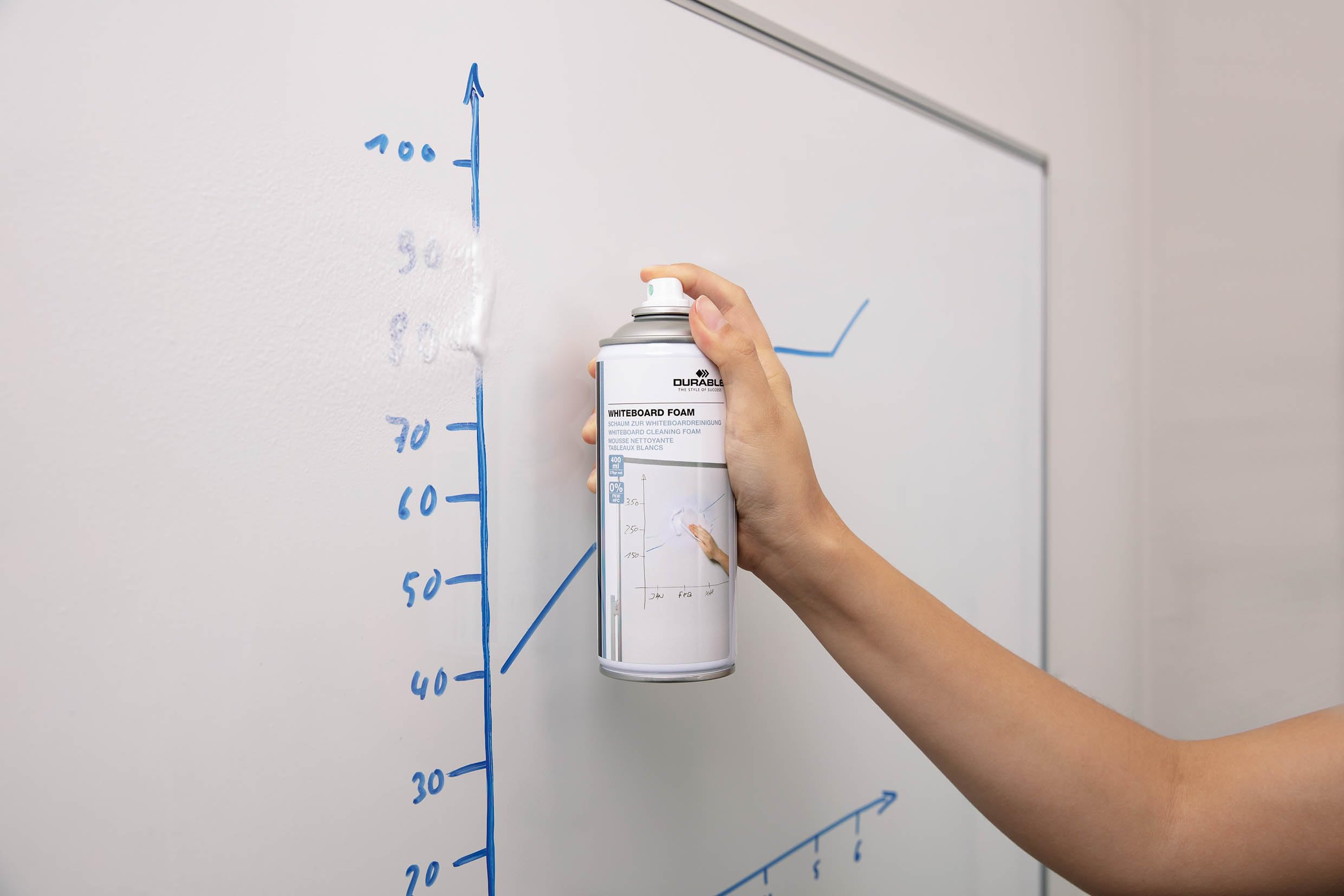 durable-575602-whiteboard-foam-mousse-nettoyante-400-ml-pour-tableaux-blancs image 4