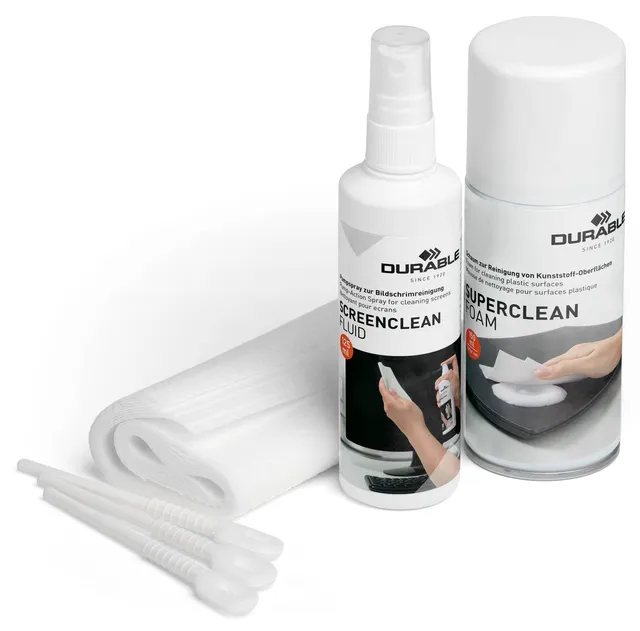 durable-583400-pc-clean-kit-de-nettoyage-informatique-crans-et-plastiques image 1