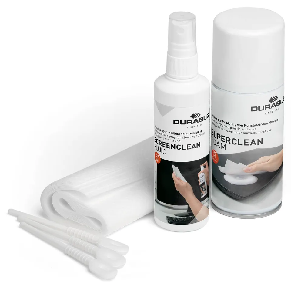 durable-583400-pc-clean-kit-de-nettoyage-informatique-crans-et-plastiques image 1