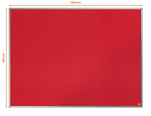 nobo-essence-tableau-d-affichage-feutre-1200x900-mm-cadre-aluminium-rouge image 8