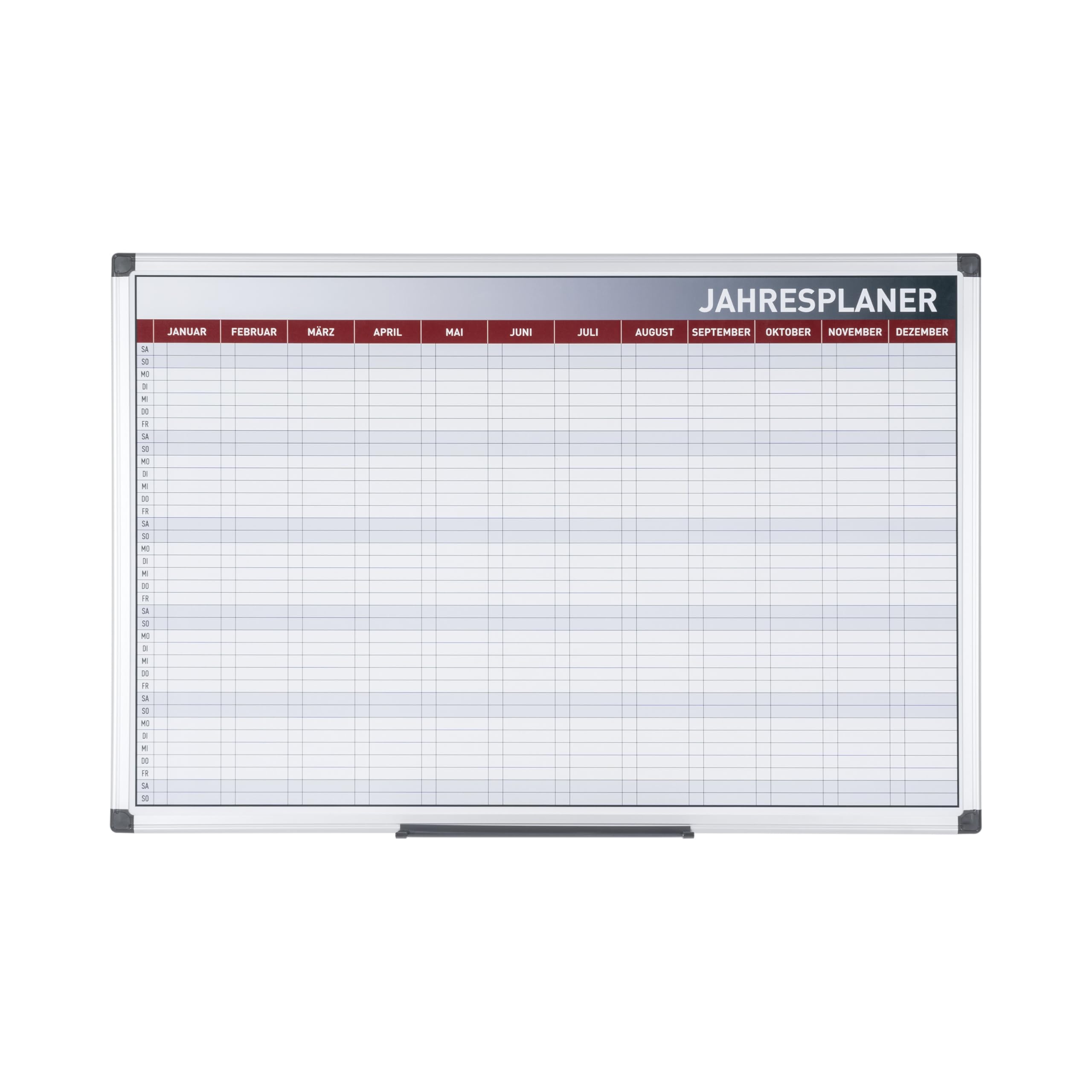 bi-office-maya-planning-annuel-magn-tique-effa-able-52-semaines-90x60cm-avec-mar image 2
