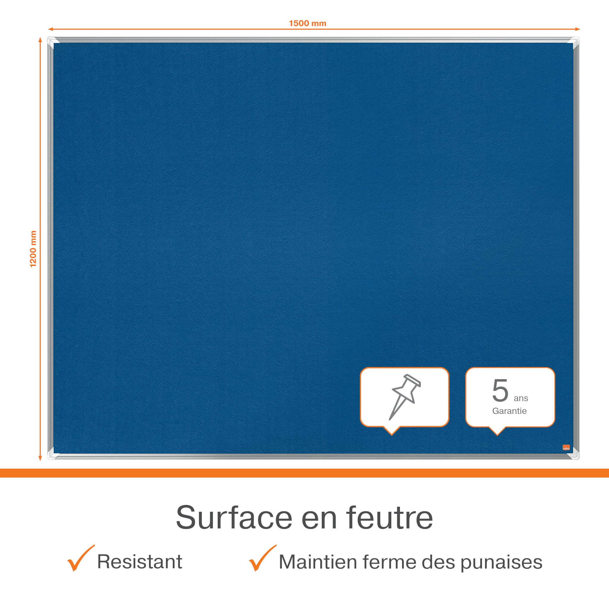nobo-premium-plus-tableau-d-affichage-feutre-1500-x-1200-mm-cadre-aluminium-bleu image 3