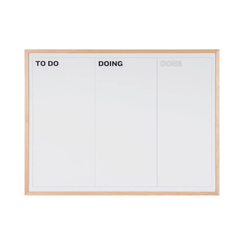 bi-office-tableau-planificateur-kanban-120-x-90-cm-magn-tique-effa-able-cadre-pi image 1