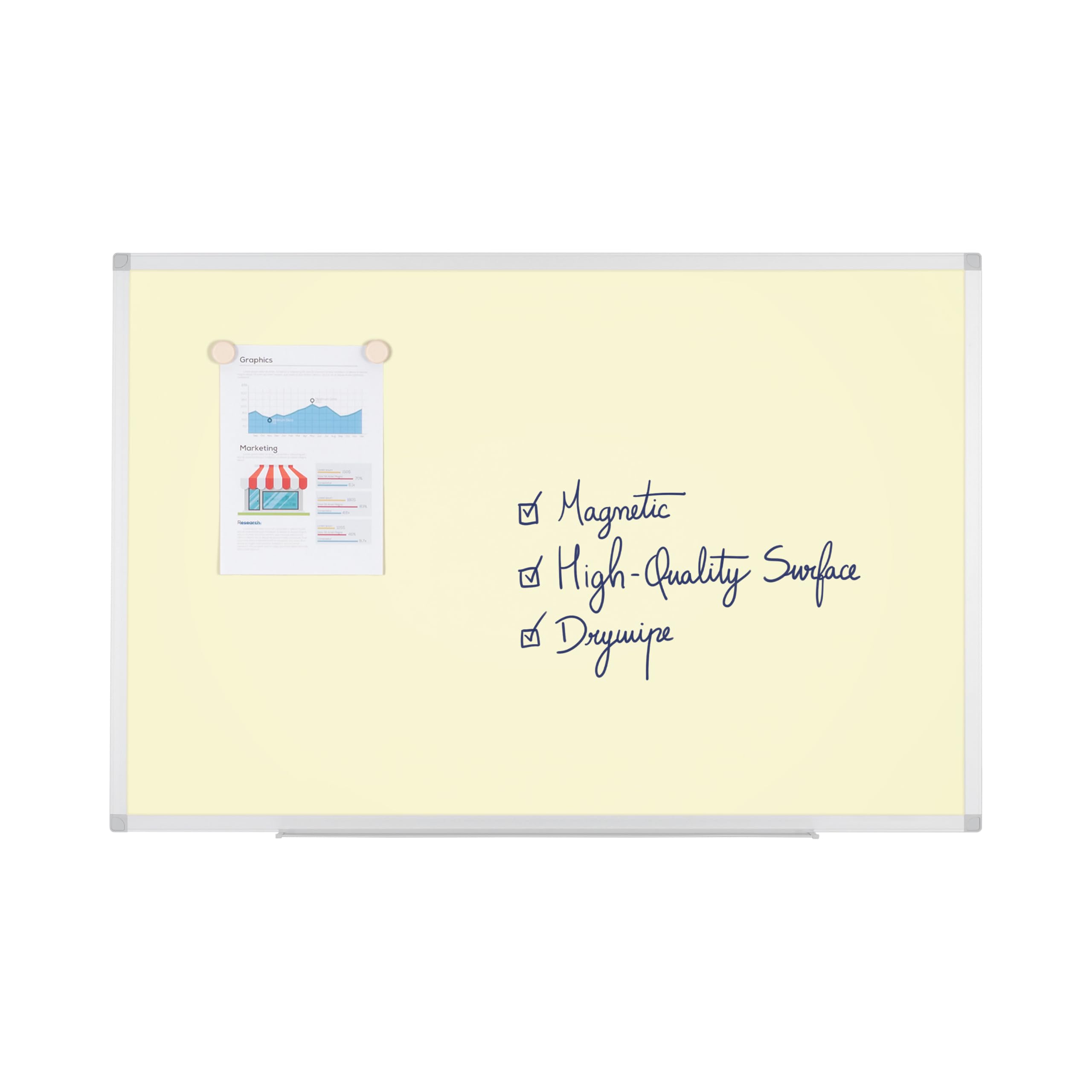bi-office-ayda-tableau-magn-tique-fuchsia-120-x-90-cm-acier-laqu-cadre-aluminium image 4
