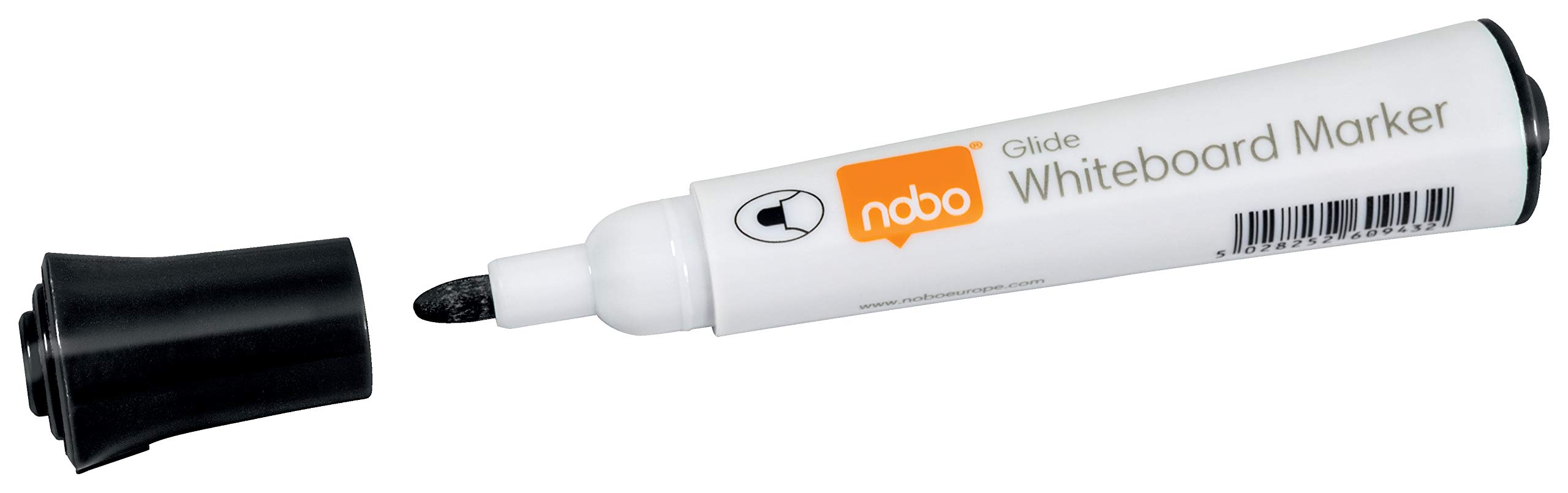 nobo-glide-marqueurs-effa-ables-sec-pointe-ogive-2-mm-noir-lot-de-10 image 2