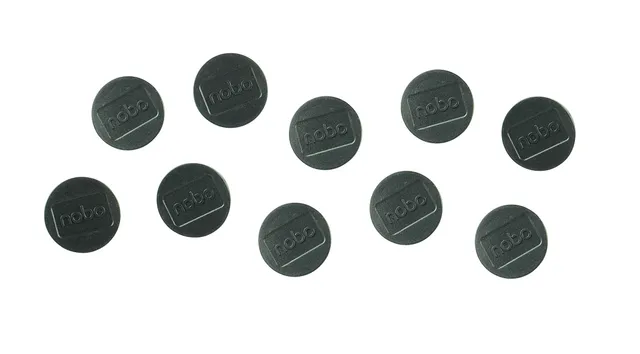 nobo-aimants-pour-tableau-blanc-magn-tique-38-mm-x10-noir-1915312 image 1