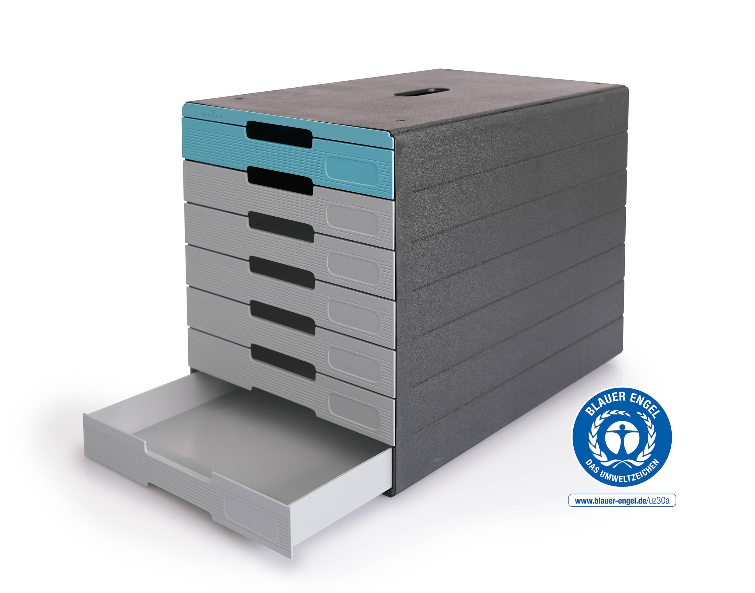 durable-idealbox-pro-7-776306-module-de-classement-7-tiroirs-a4-plastique-recycl image 4
