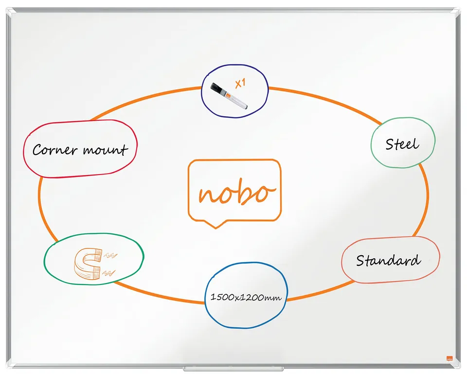 nobo-premium-plus-1915159-tableau-blanc-acier-magn-tique-1500-x-1200-mm-blanc image 1